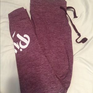 PINK maroon ultimate legging